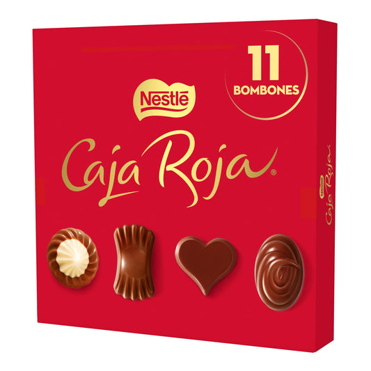 Nestlé Caja Roja Bombones de Chocolate, 100g