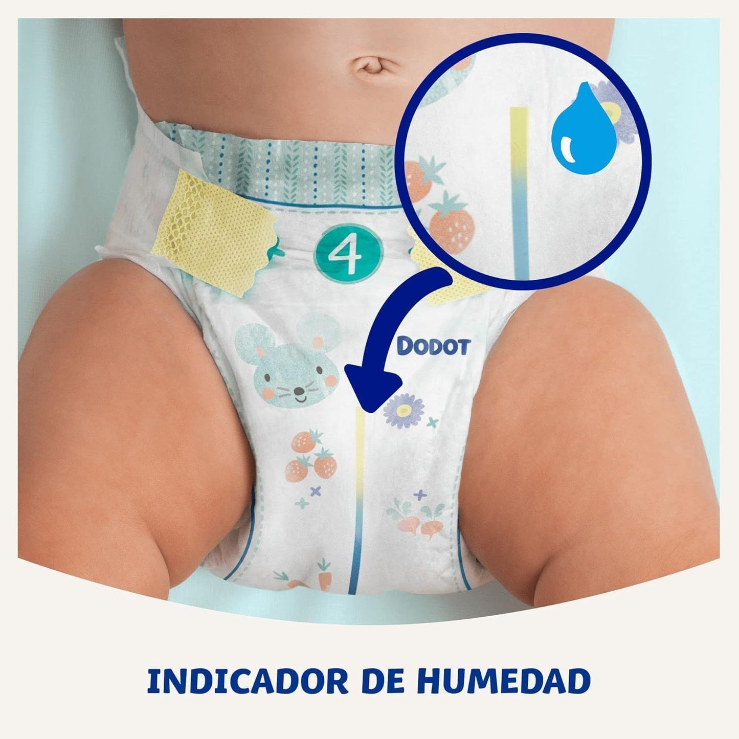 Pañales Bebé Sensitive Talla 1 (2-5 kg), 276 Pañales + Pack de 48 Toallitas Gratis Cuidado Total Aqua. Pack Mensual