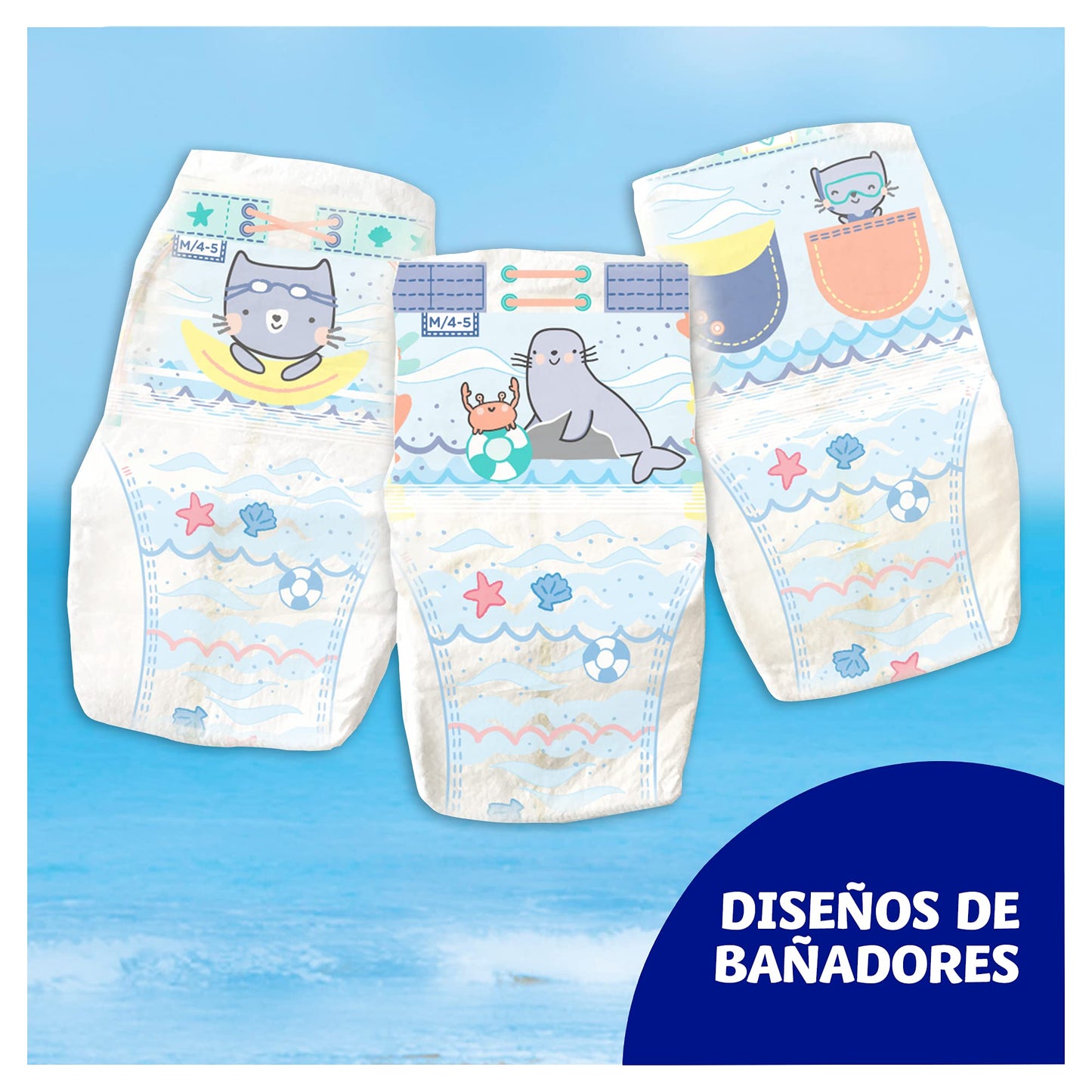 Dodot Splashers - 11 Pańales Bańadores Desechables, 9 a 15 kg, No Se Hinchan Y Fácil de Quitar, Talla 4