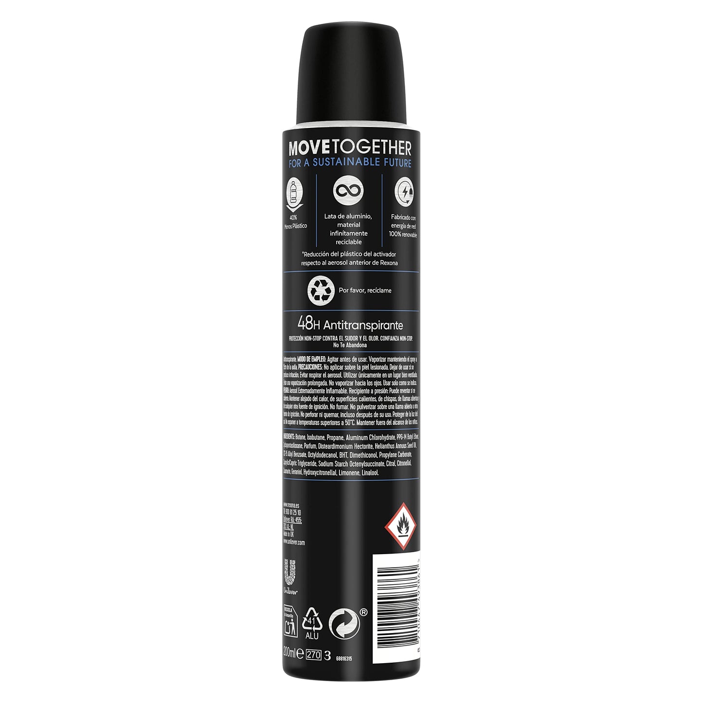 Rexona Invisible Desodorante Aerosol Antitranspirante