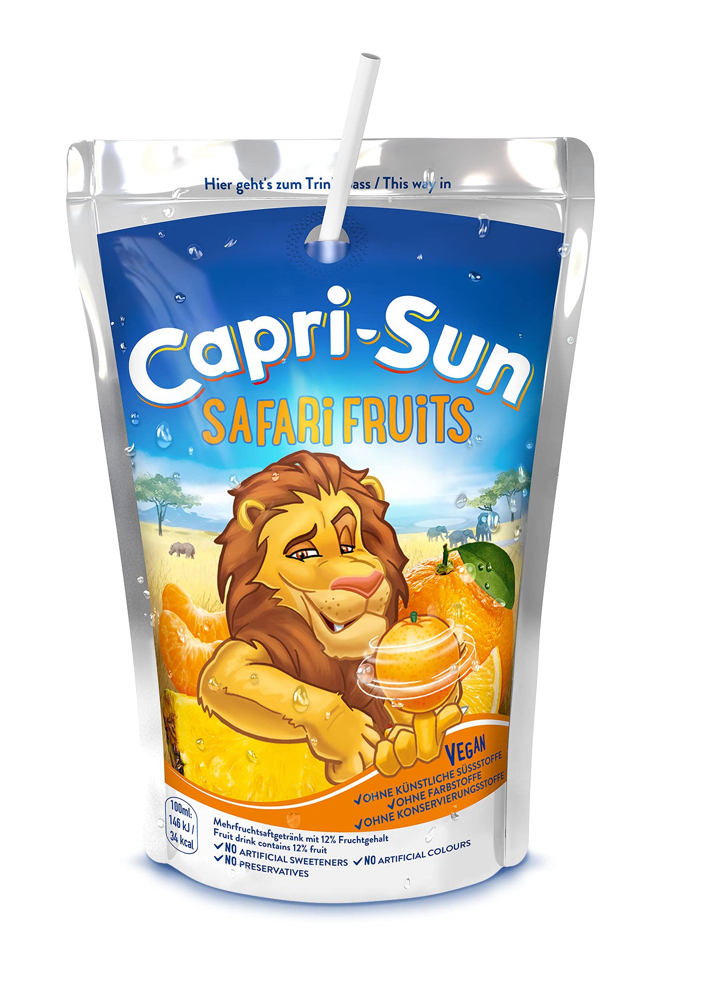 Capri de sol Capri de sol safari 10 caja, 4 unidades (4 x 200 ml)