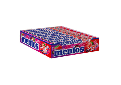 Mentos Mix de Frutos Rojos, Caramelo Masticable - 20 unidades de 38 gr (Total 760 gr)