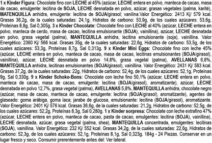 Calendario Adviento Kinder 2024 Casita, incluye Huevo Kinder Sorpresa, Chocolates Kinder y Felicitaci?n WikiMark. Surtido de Chocolates Kinder. 24 Chocolates Kinder para Cuenta Atr?s Navidad.