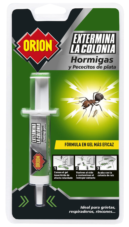 Orion - Jeringa Matahormigas en Gel para Grietas, Respiraderos y Rincones - 4 ml