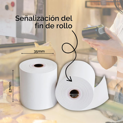 Papel Termico 57x35 - Datafono