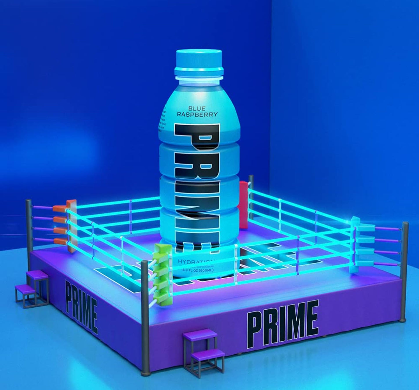 Prime Hydration Drink Blue Raspberry 12x500ml