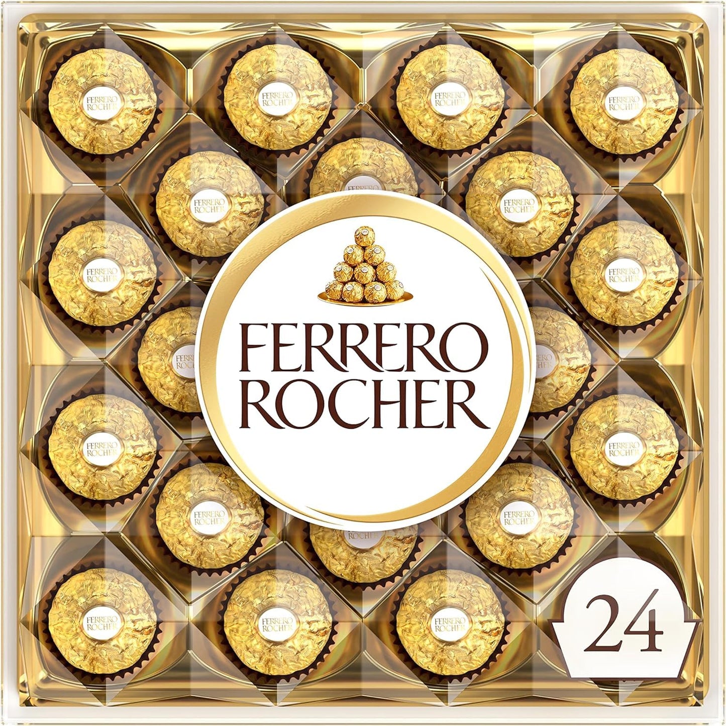 Ferrero Rocher Bombones Praliné de Chocolate, 300g