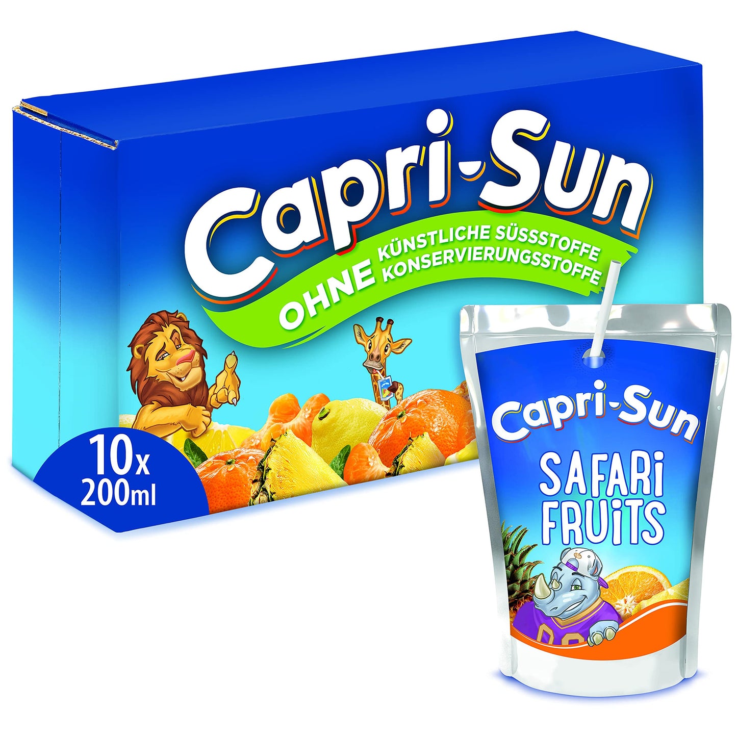 Capri de sol Capri de sol safari 10 caja, 4 unidades (4 x 200 ml)