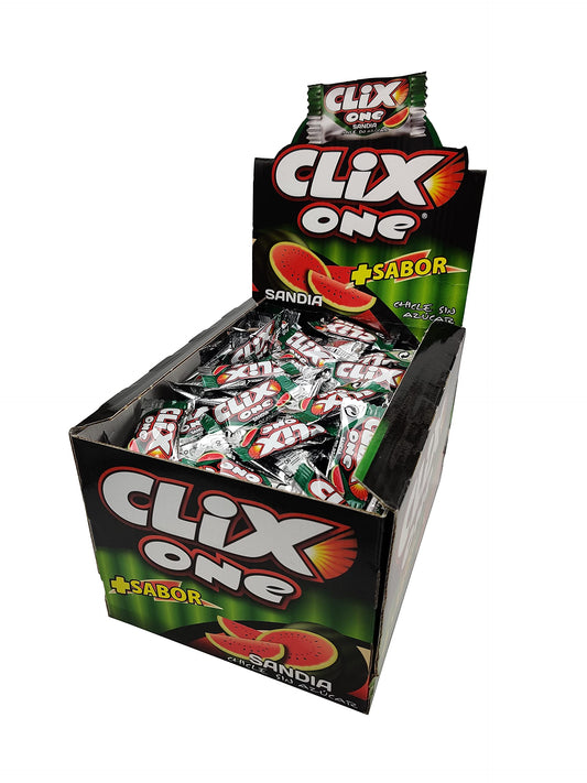 CLIX ONE SANDéA - Chicle sin azécar - Caja de 200 unidades