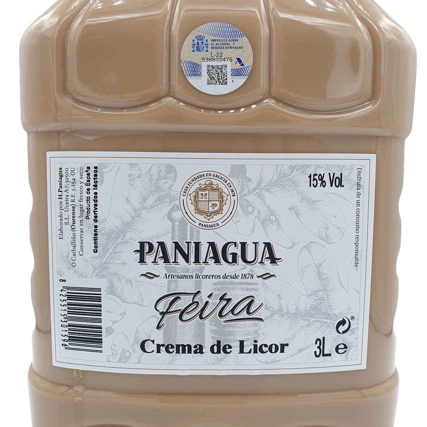 Licor Paniagua 3 Litros