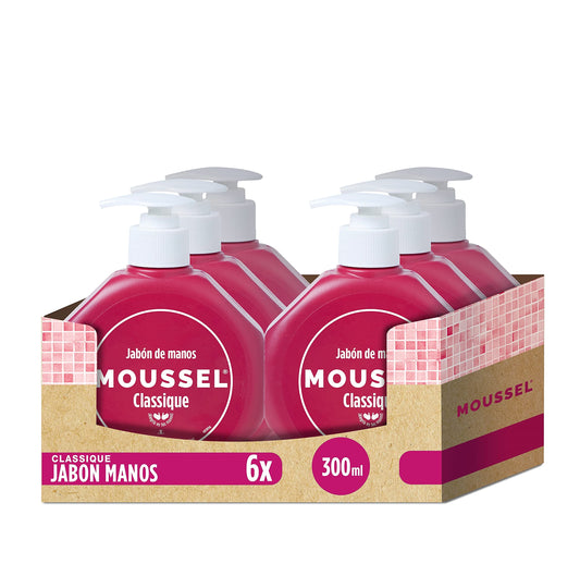 Moussel Jabón de Manos Classique Original 300ml - Pack de 6