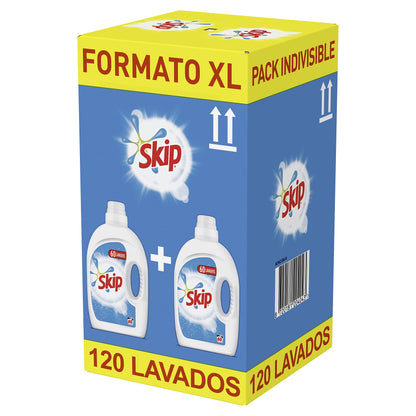 Skip Detergente Líquido Core Clean 120 lavados (2 x 60 lavados)