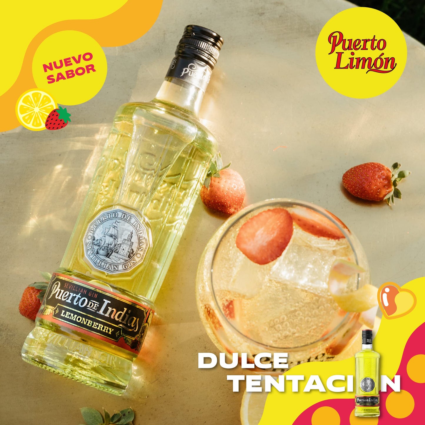 Puerto de Indias – Ginebra de Melon, Melocoton, Limon y Classic Premium – Sweet Melon, Peach, Lemoberry and Classic Premium Gin