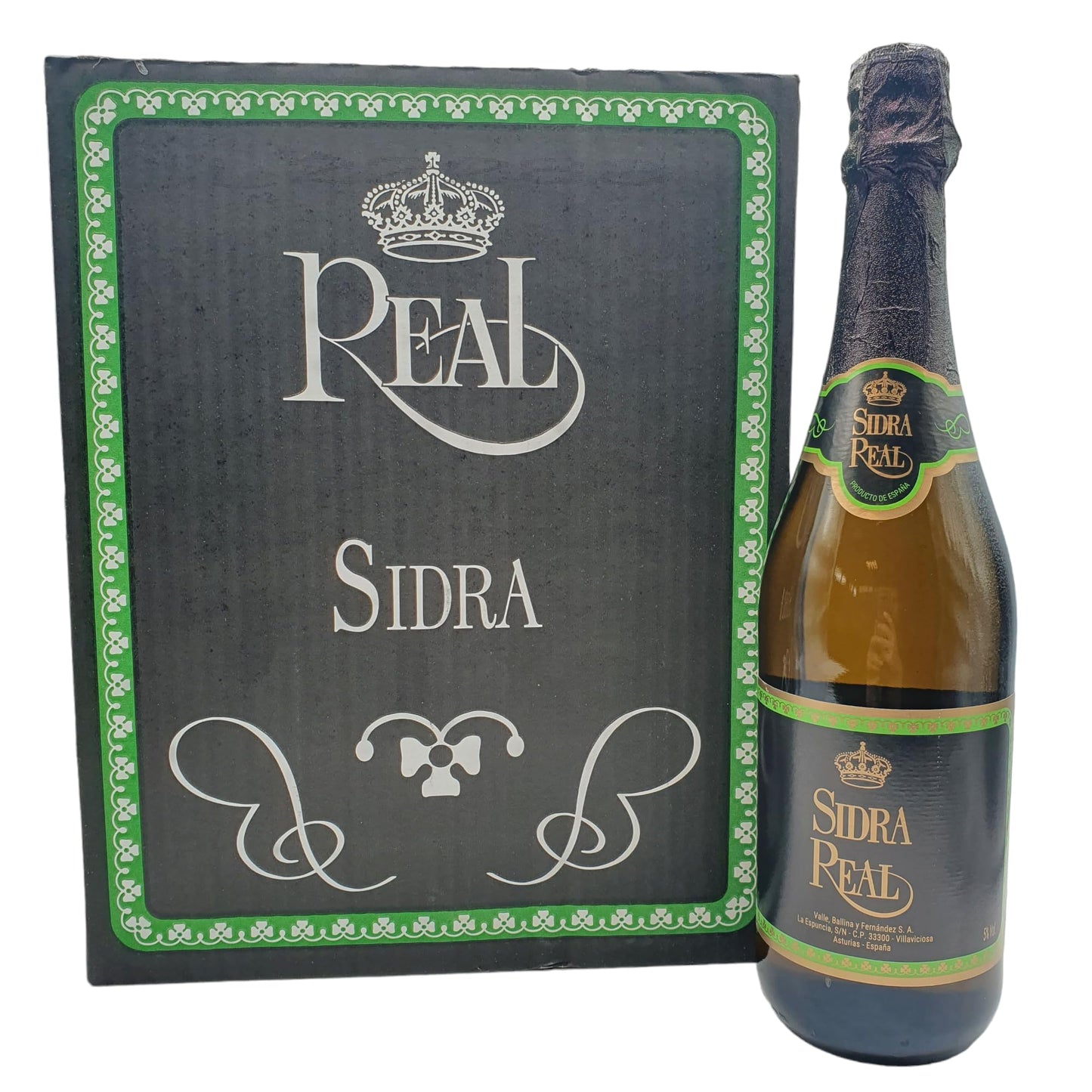 Sidra Real - Caja 6 Botellas de 750 ml - Sidra Asturiana