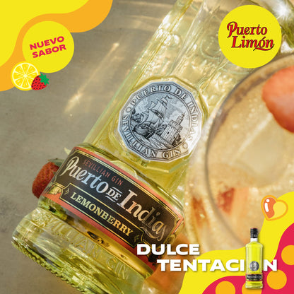 Puerto de Indias – Ginebra de Melon, Melocoton, Limon y Classic Premium – Sweet Melon, Peach, Lemoberry and Classic Premium Gin