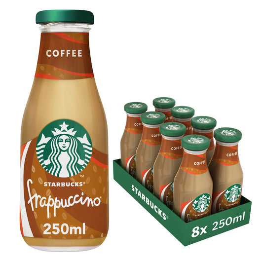 Starbucks Frappucino Coffee - Café helado líquido (8 x 250 ml)