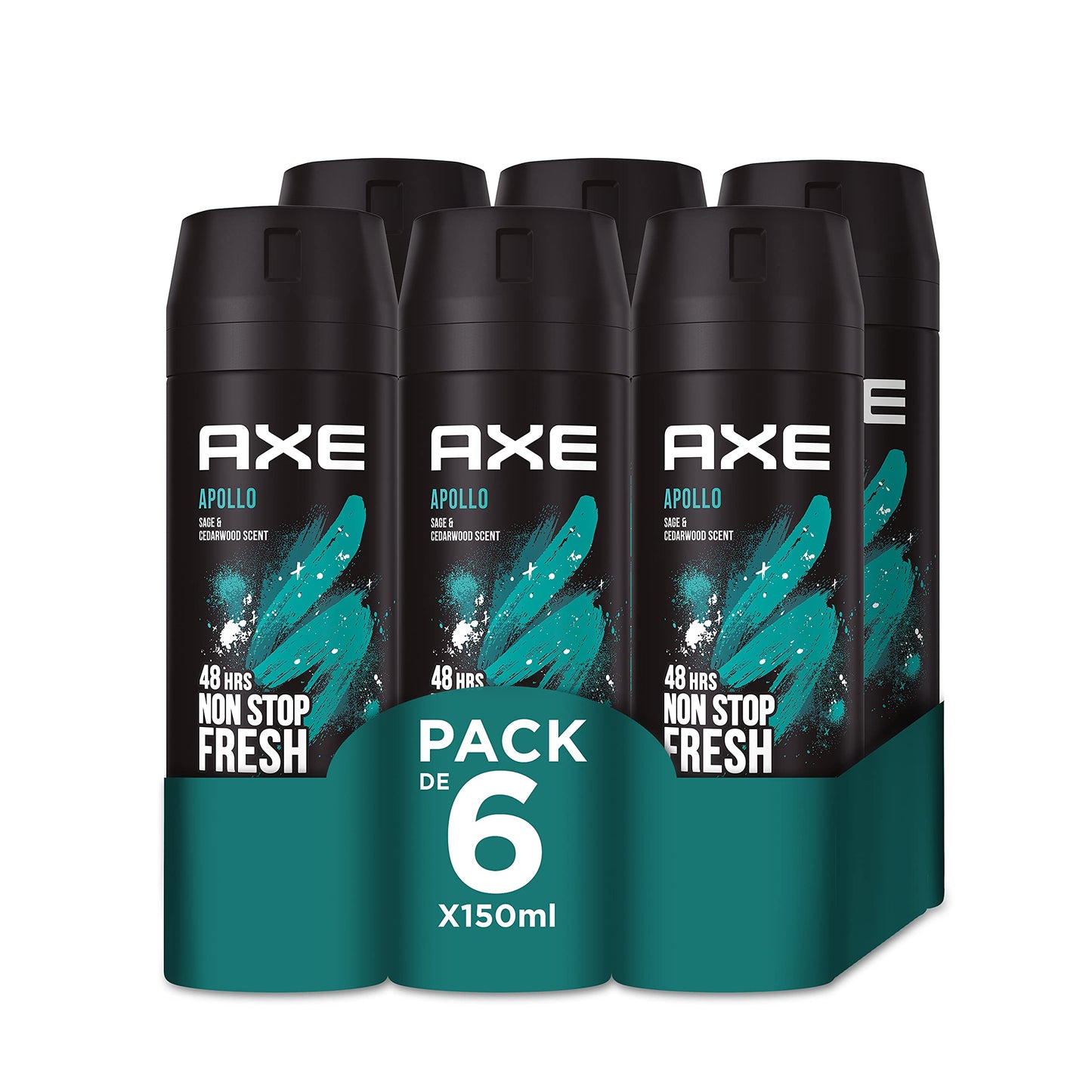 Axe Desodorante para Hombre Bodyspray Gold 150ml - Pack de 6