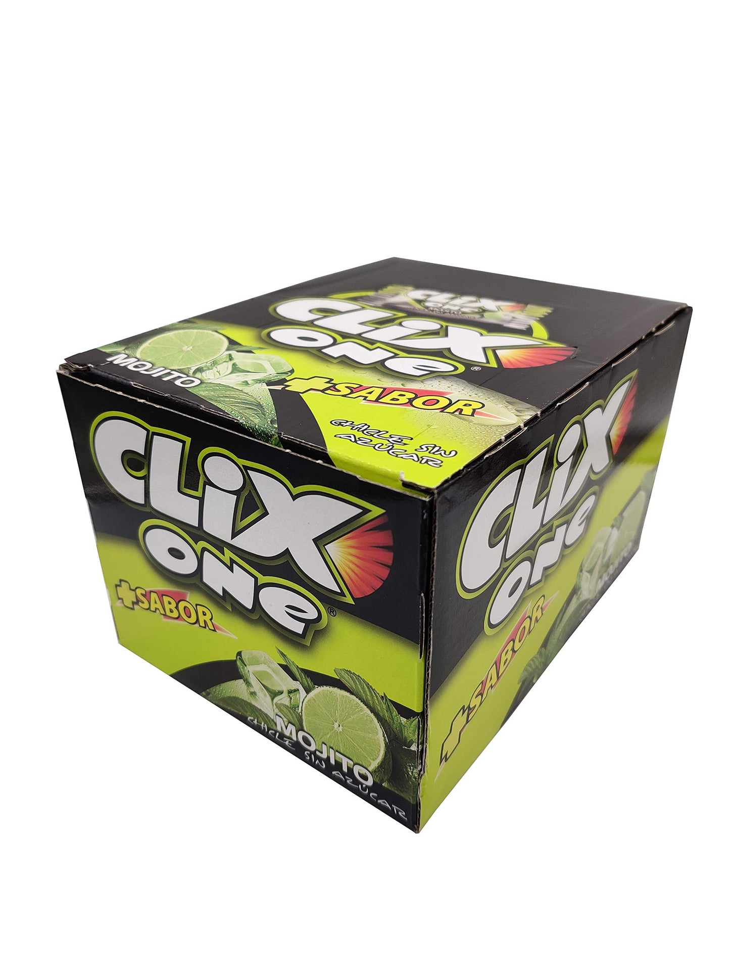 CLIX ONE MOJITO - CHICLE SIN AZéCAR - Caja de 200 unidades