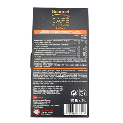 Cafe Capsula Gourmet 120 Unid.