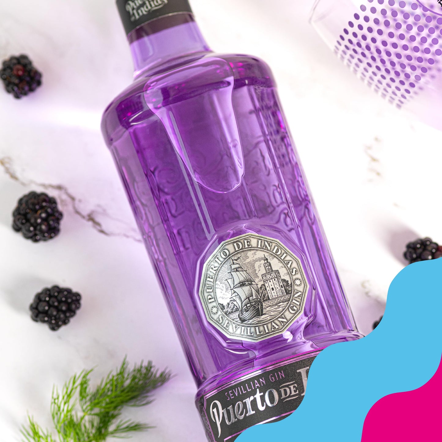 Puerto de Indias – Ginebra de Mora Exotica Premium – Exotic Blackberry Premium Gin