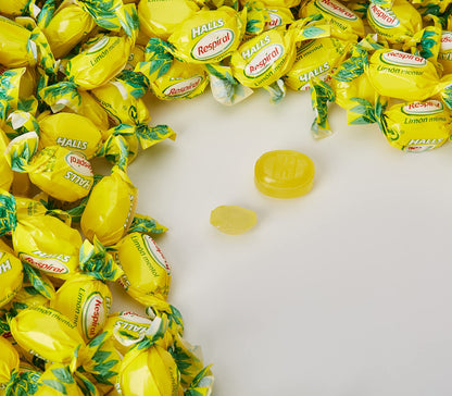 Halls Respiral - Caramelos Duros Sabor Limén y Mentol, Caramelos, Sabor Limon, 1000 Gramos