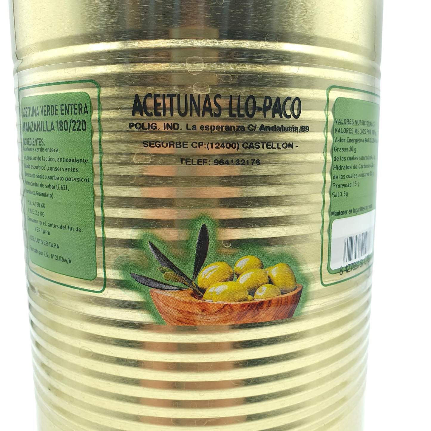 Aceitunas 3 Kilos