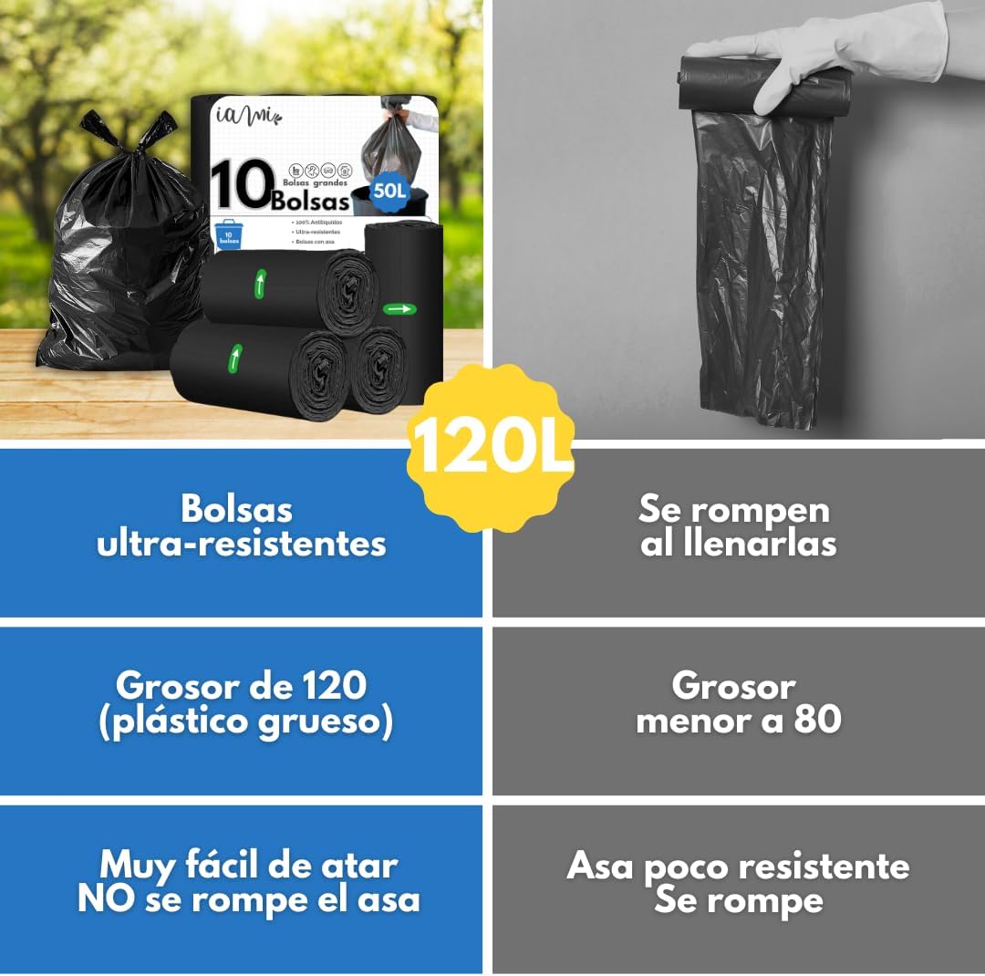 Bolsas de Basura 100 Litros - IAMI