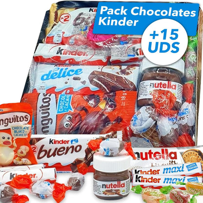 Bandejas de Chocolates Kinder & Mini Chocolatinas - Regalos Originales para cualquier Ocasión